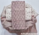 Hand Block Printed Cotton Suit Set with Pure Chiffon Dupatta