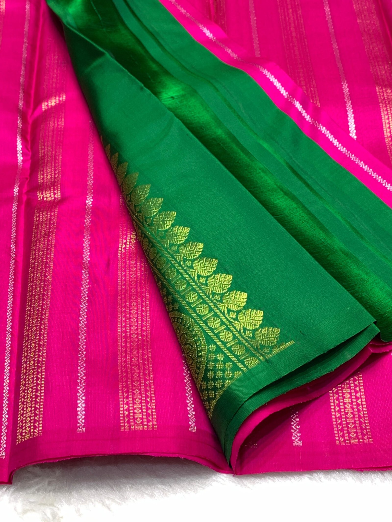 Pure Kancheepuram Handwoven Silk Saree with Zari | Silk Mark Assured